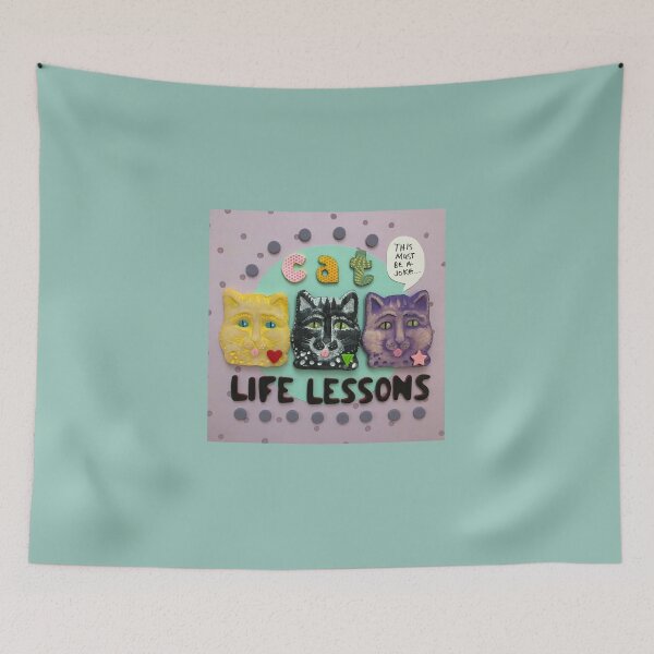 Item preview, Life Lessons For Cats designed and sold by prunellaparsnip.