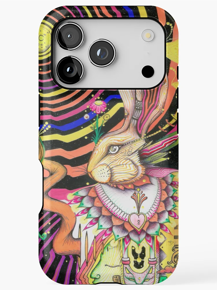 Thumbnail 1 of 4, iPhone Case, Moon Rabbit designed and sold by andresindio.