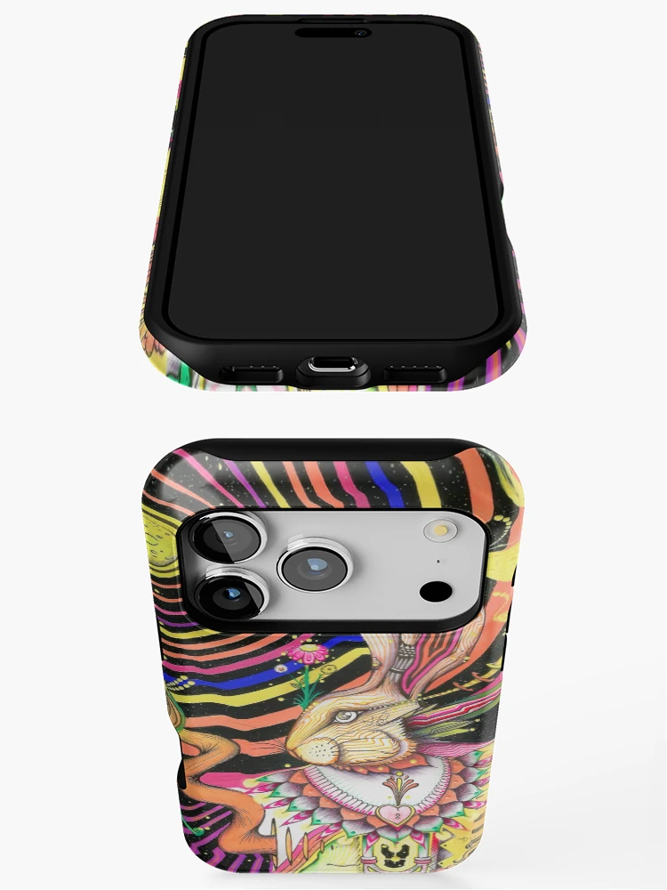 Thumbnail 3 of 4, iPhone Case, Moon Rabbit designed and sold by andresindio.