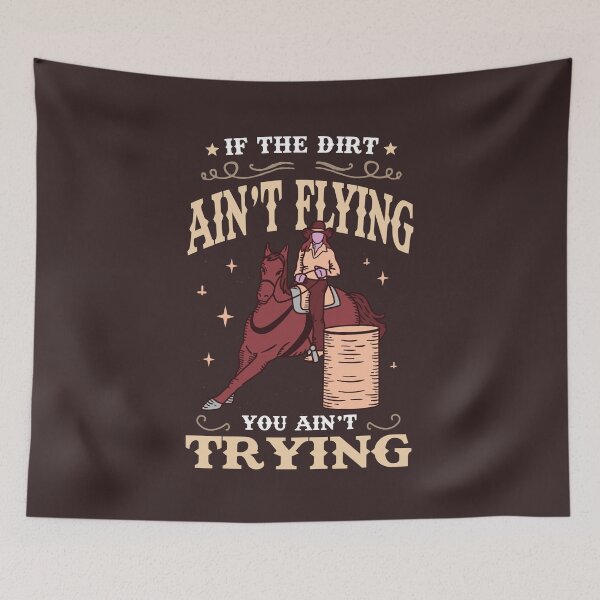 Item preview, Barrel Racing Horse Rodeo Dirt Flying designed and sold by MrEddie10.