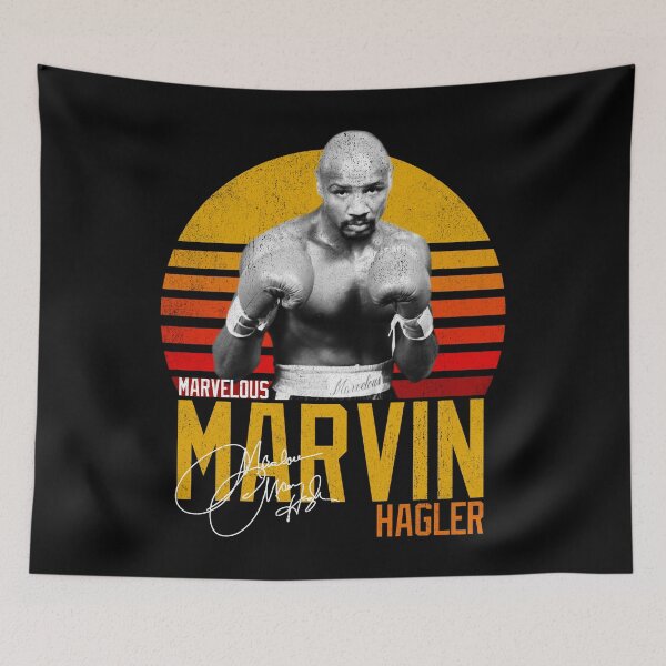 Item preview, Vintage Marvelous Marvin Hagler Boxing Legend Signature Retro 80s 90s Bootleg Rap Style designed and sold by HayleyMonahan.
