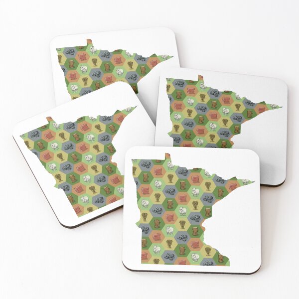 Item preview, Classic Board Game Resource Map of Minnesota designed and sold by adamkenney.