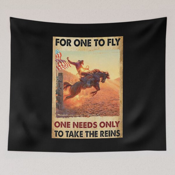 Item preview, For One To Fly, One Needs Only To Take The Reins Horse   designed and sold by AleehaZenger.