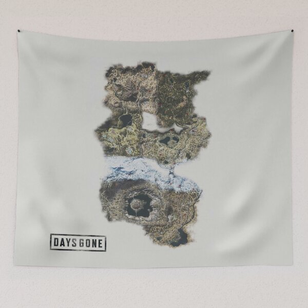 Item preview, Days Gone Map designed and sold by The Pathfinders.