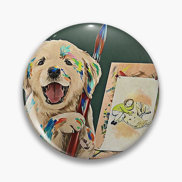 Item preview, Painting Girl And Dogs just a girl who loves art and dogs designed and sold by KravecUziel.