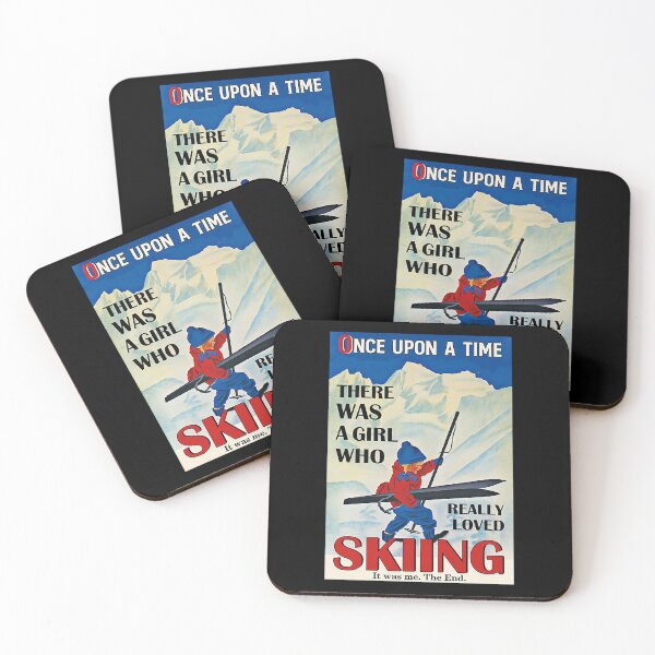 Item preview, Personalized Once upon a time there was a girl who really loved skiing it was me , the end designed and sold by SaoirseNeid.