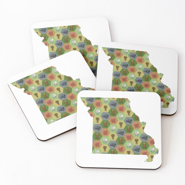 Item preview, Classic Board Game Resource Map of Missouri designed and sold by adamkenney.