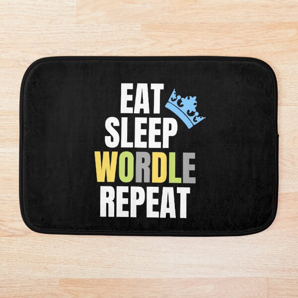Artikelvorschau, Eat sleep wordle wiederholen entworfen und verkauft von Sheyera.