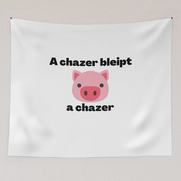 Item preview, Yiddish Saying A Chazer Bleipt a Chazer! (A Pig Remains a Pig) designed and sold by NJGDesigns.