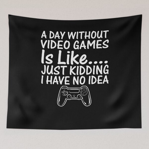 Item preview, A Day Without Video Games Funny Video Gamer Gift designed and sold by 3colors3.
