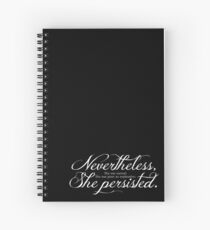 Sie blieb bestehen. (leichter Schriftzug) Spiralblock