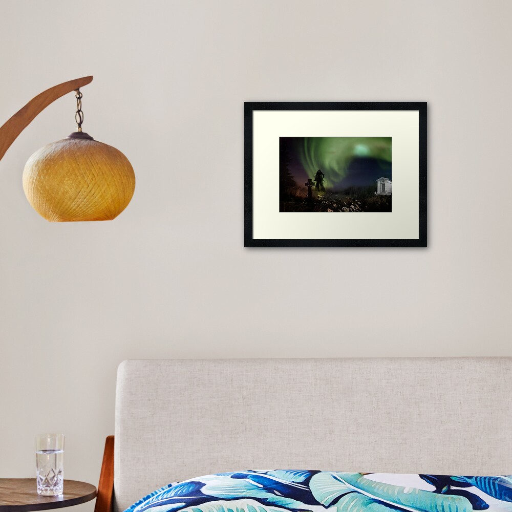 Grave Yard Framed Art Print