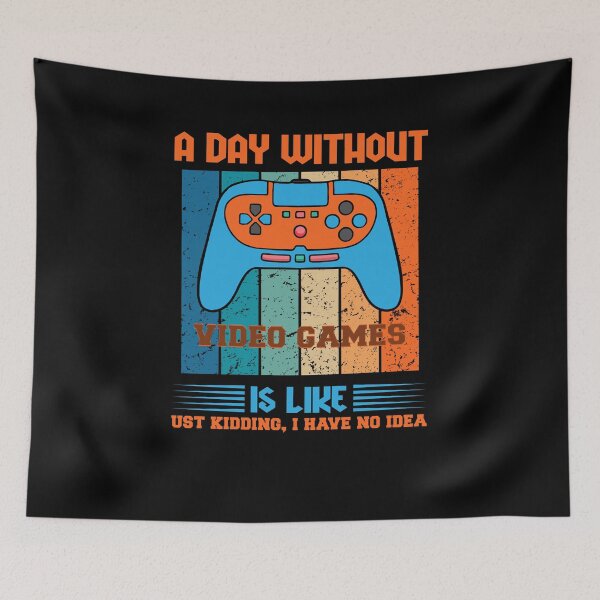 Item preview, A Day Without Video Games Funny Video Gamer Gift designed and sold by 3colors3.