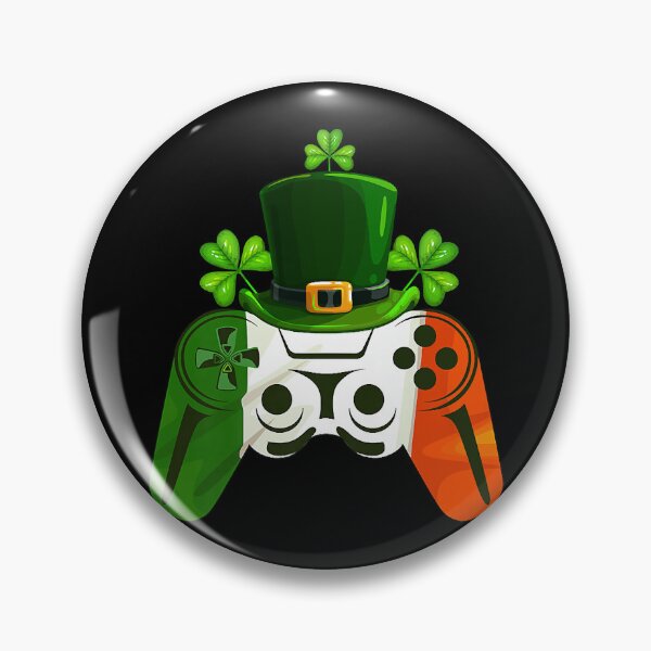 Item preview, St Patricks Day Video Game Shamrock Plaid Flag Irish Boys designed and sold by RosalindaRojas.