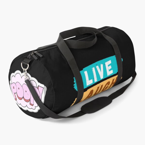 Item preview, Live Laugh Poop - Colorful Retro Typography | Funny Humor Memes designed and sold by Delandor.