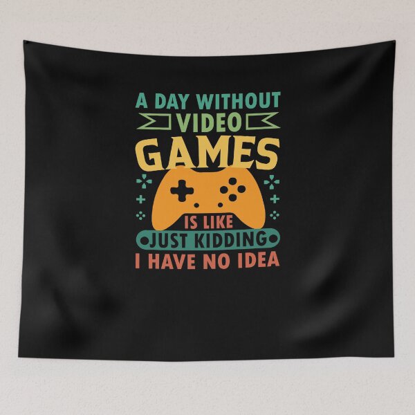 Item preview, A Day Without Video Games Funny Video Gamer Gift designed and sold by 3colors3.