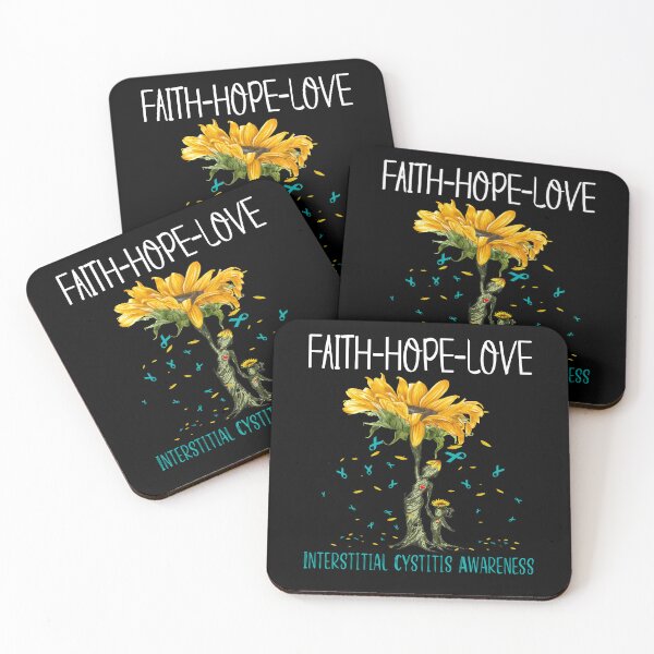 Item preview, Interstitial Cystitis Awareness - Sunflower Faith Hope Love designed and sold by Hilten.