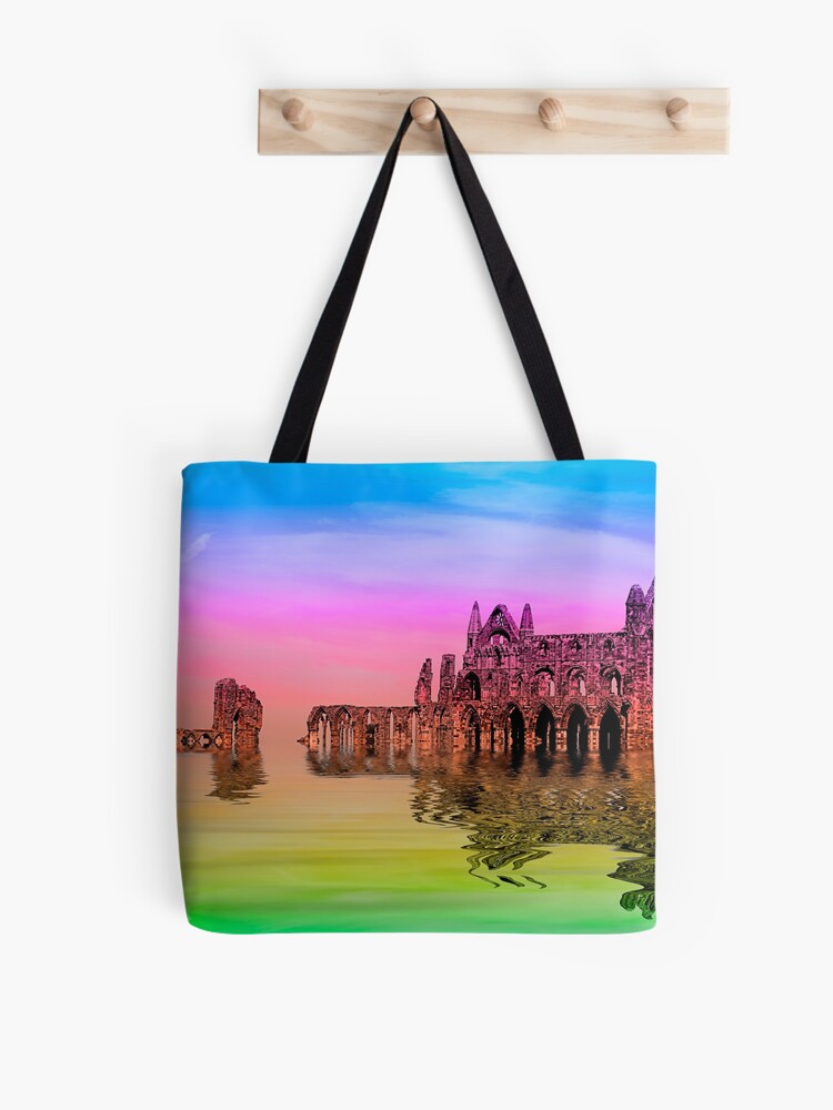 Tote Bag, Whitby Abbey designed and sold by GothCardz