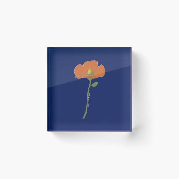 Item preview, Colorful Apricot Mallow Wildflower Design designed and sold by WalkSimplyArt.