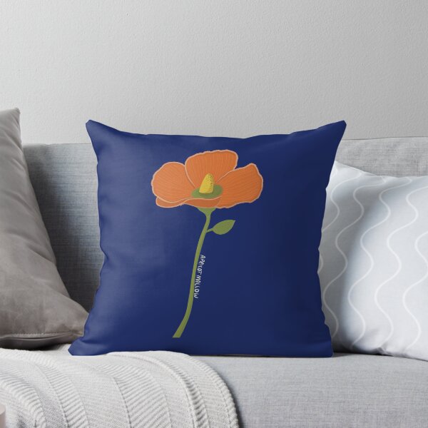 Item preview, Colorful Apricot Mallow Wildflower Design designed and sold by WalkSimplyArt.