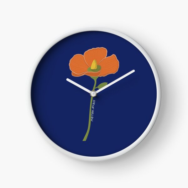 Item preview, Colorful Apricot Mallow Wildflower Design designed and sold by WalkSimplyArt.