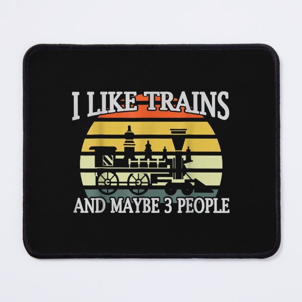 Item preview, I Like Trains And Maybe 3 People  designed and sold by tomekae.