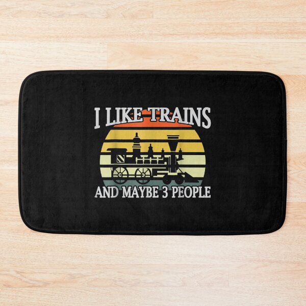 Item preview, I Like Trains And Maybe 3 People  designed and sold by tomekae.