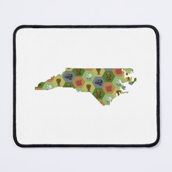 Item preview, Classic Board Game Resource Map of North Carolina designed and sold by adamkenney.