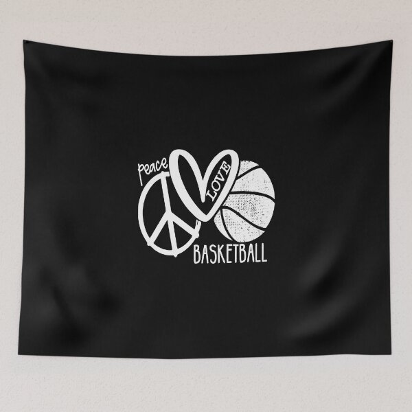 Item preview, Peace Love Basketball Vector designed and sold by Anderson456.