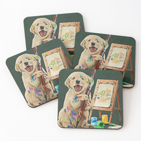 Item preview, Painting Girl And Dogs just a girl who loves art and dogs designed and sold by KravecUziel.