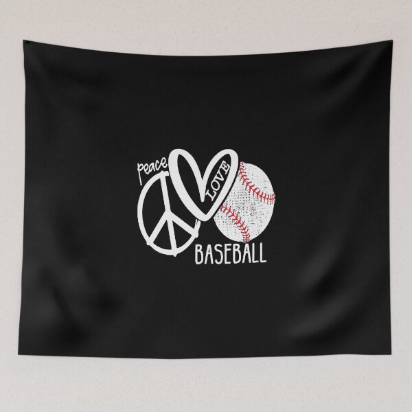 Item preview, Peace Love Baseball Vector designed and sold by Anderson456.