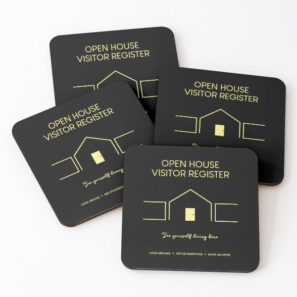 Item preview, Open House Visitor Register designed and sold by Anderson456.