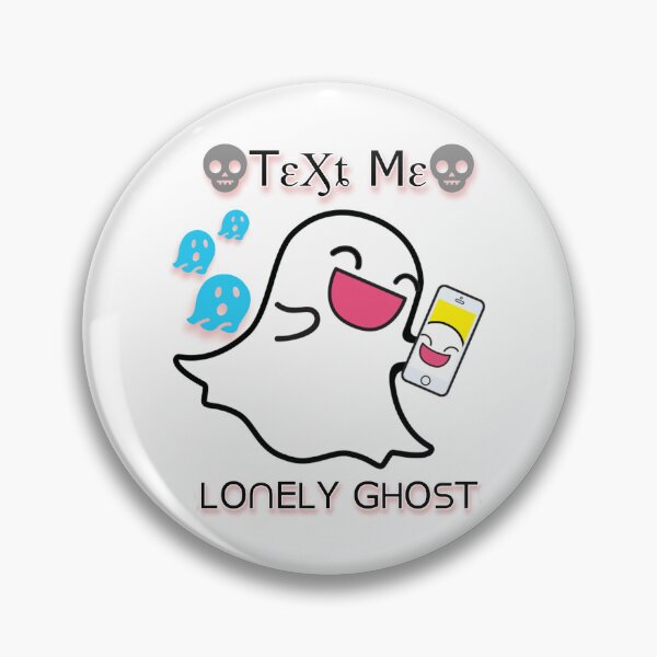Item preview, Text Me Lonely Ghost designed and sold by ArtCollectables.