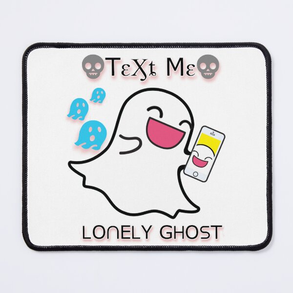 Item preview, Text Me Lonely Ghost designed and sold by ArtCollectables.