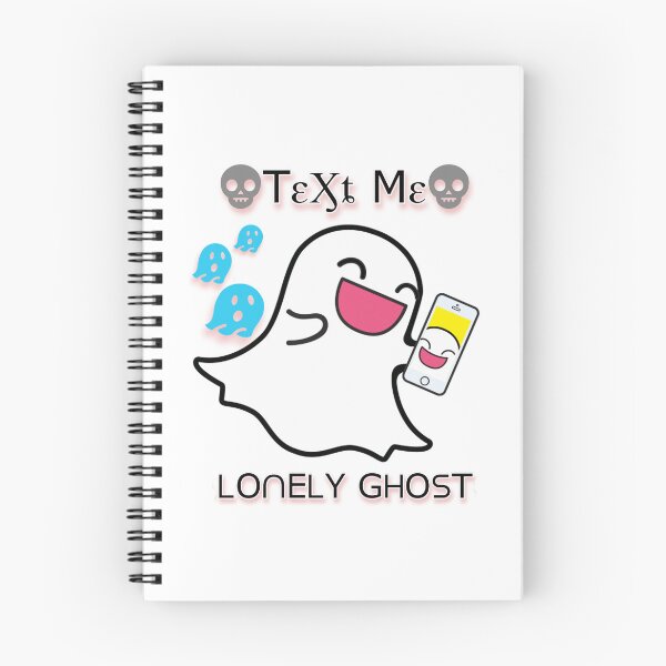 Item preview, Text Me Lonely Ghost designed and sold by ArtCollectables.