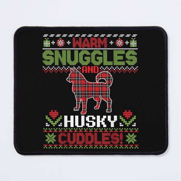 Item preview, Warm Snuggles And Husky Dog Cuddles Merry Christmas Mom Dad  designed and sold by 77tara.