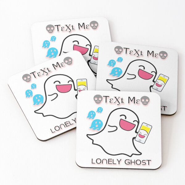 Item preview, Text Me Lonely Ghost designed and sold by ArtCollectables.