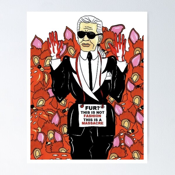 Karl Lagerfeld Iconic Poster