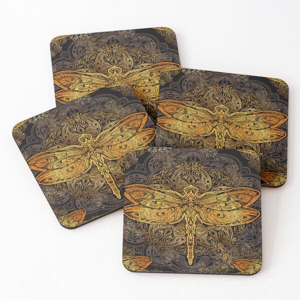 Item preview, dragonfly mandala motif designed and sold by chanchan79.