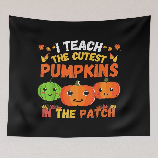 Item preview, I Teach The Cutest Pumpkins Teacher Halloween Jackolantern  designed and sold by 77tara.