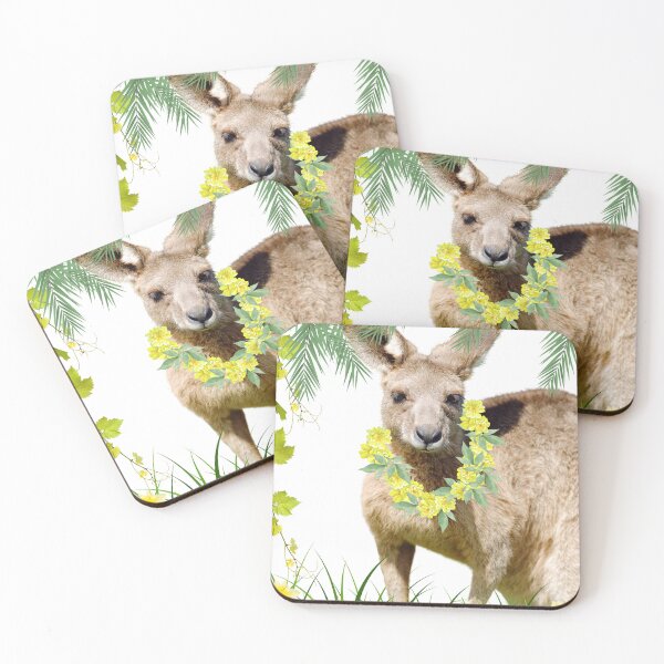 Item preview, Australian Animals- Happy kangaroo designed and sold by AshStylz.