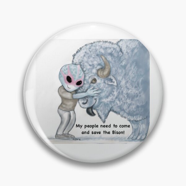 Item preview, Resident Alien, White buffalo, white bison  designed and sold by Neniewalker.