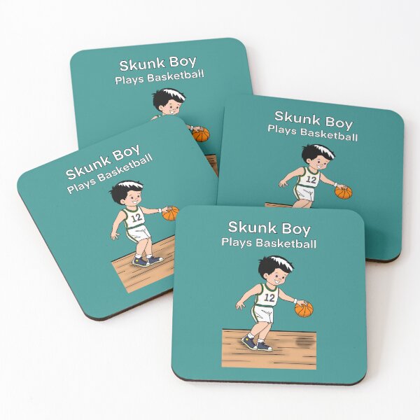 Item preview, Skunk Boy Plays Basketball designed and sold by JaqiW.