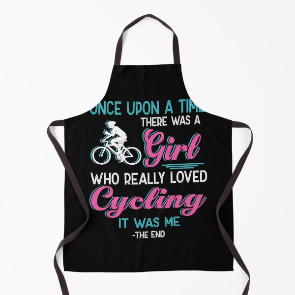 Item preview, One Upon A Time There Was A Girl Who Really Loved Cycling Sticker designed and sold by yeseniaval.