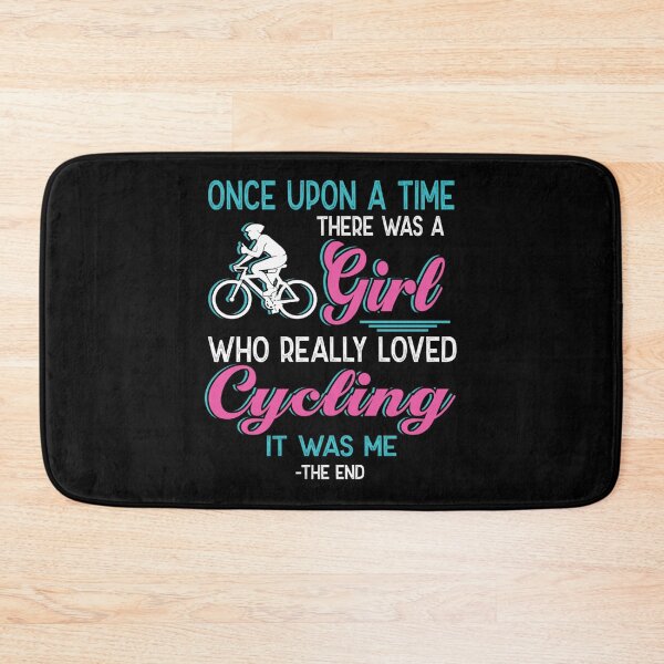 Item preview, One Upon A Time There Was A Girl Who Really Loved Cycling Sticker designed and sold by yeseniaval.