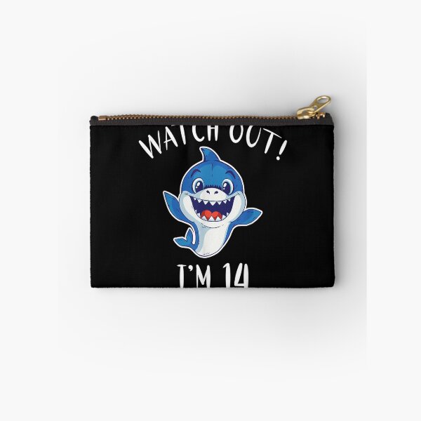 Item preview, Watch Out I Am 14 Years Old Shark Kids  designed and sold by 77tara.