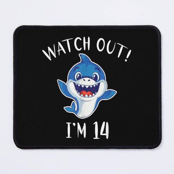 Item preview, Watch Out I Am 14 Years Old Shark Kids  designed and sold by 77tara.