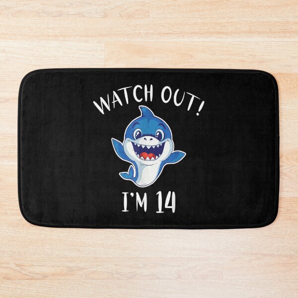 Item preview, Watch Out I Am 14 Years Old Shark Kids  designed and sold by 77tara.