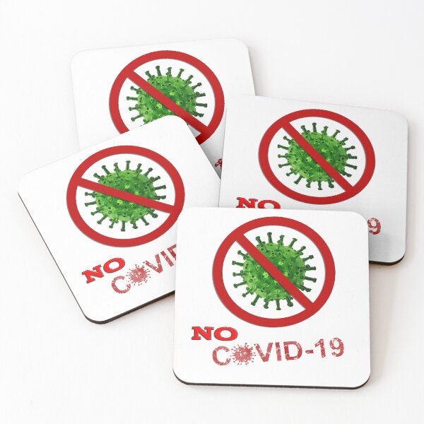 Item preview, NO COVID Word Art designed and sold by Amazing Arts Designs.
