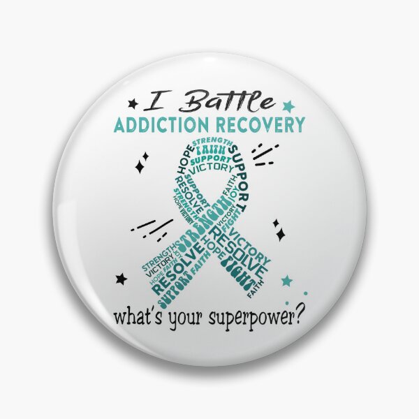Item preview, Addiction Recovery Warrior, I Battle Addiction Recovery What's Your Superpower? designed and sold by Greggwillard.